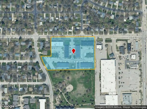  1107 E Florida Ave, Urbana, IL Parcel Map