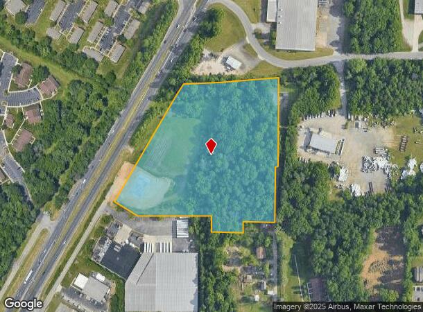  3246 N Ohenry Blvd, Greensboro, NC Parcel Map
