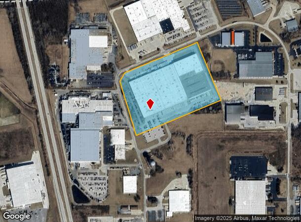  1515 Riverfork Dr, Huntington, IN Parcel Map