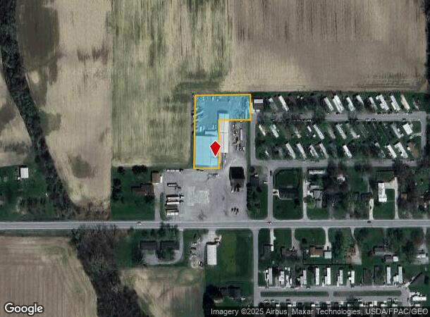 490 W Main St, Delta, OH Parcel Map