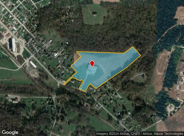  404 Everson Valley Rd, Everson, PA Parcel Map