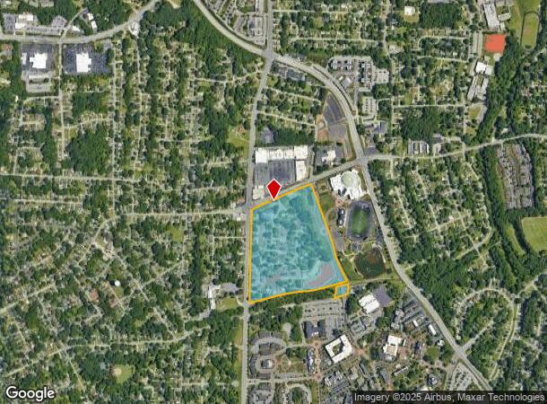  1124 E Lexington Ave, High Point, NC Parcel Map