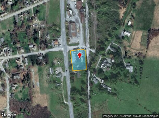  1333 Route 7, Mount Tabor, VT Parcel Map