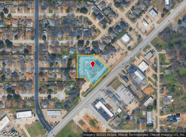 110 Grapevine Hwy, Hurst, TX Parcel Map