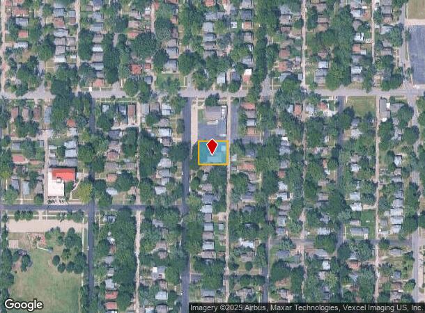  1260 Sw College Ave, Topeka, KS Parcel Map