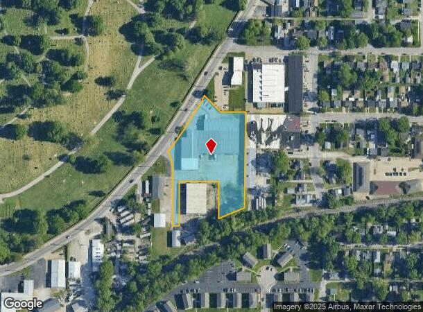 709 Oak Hill Rd, Evansville, IN Parcel Map