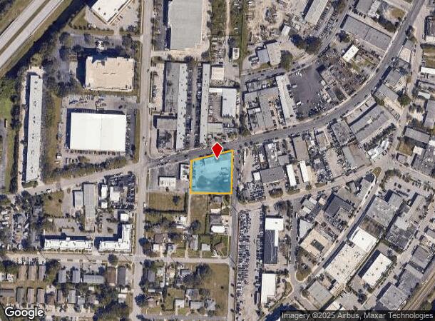  1304 Okeechobee Rd, West Palm Beach, FL Parcel Map