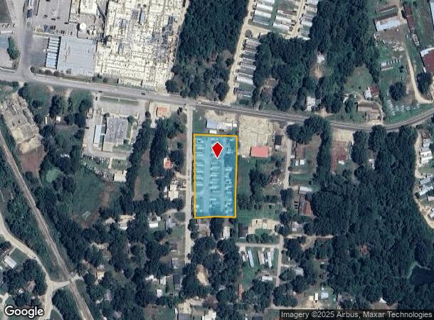 109 Collier St, Center, TX Parcel Map