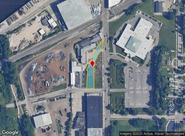 615 Chestnut St Sw, Grand Rapids, MI Parcel Map