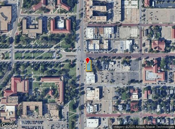  1203 University Ave, Lubbock, TX Parcel Map