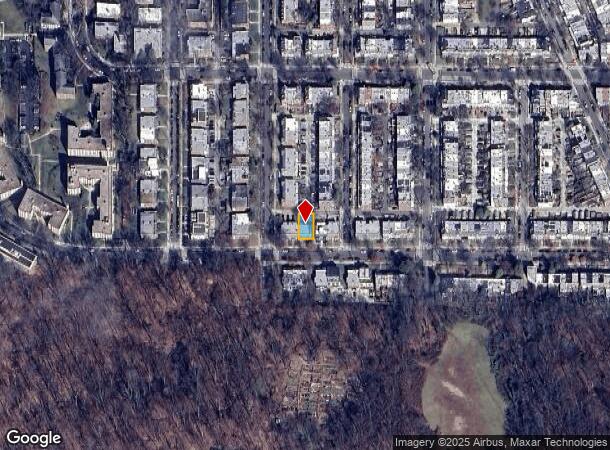  3925 W St Nw, Washington, DC Parcel Map