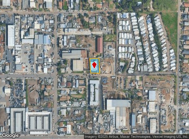  9258 Birch St, Spring Valley, CA Parcel Map