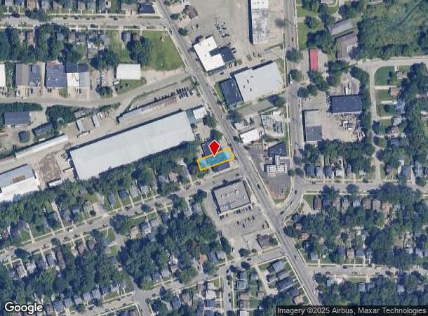  1553 Kalamazoo Ave Se, Grand Rapids, MI Parcel Map