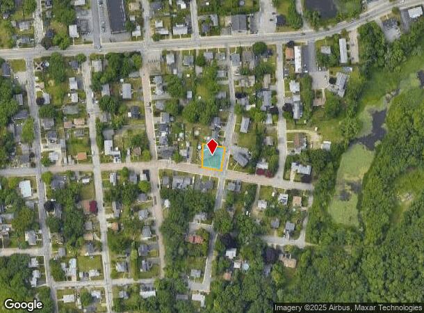  72 Harbour Ave, West Warwick, RI Parcel Map