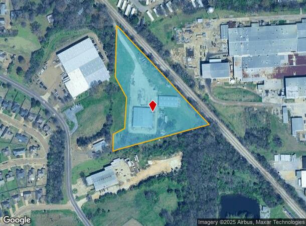  2805 Railroad Ave, Hernando, MS Parcel Map