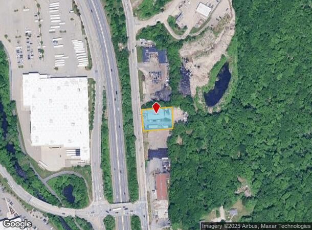  1075 Millbury St, Worcester, MA Parcel Map