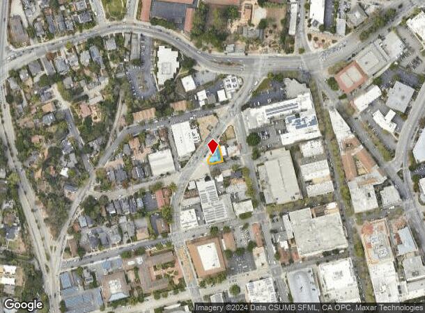  1010 Center St, Santa Cruz, CA Parcel Map