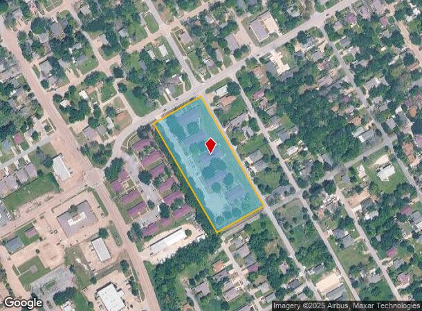 501 W Lampasas St, Ennis, TX Parcel Map