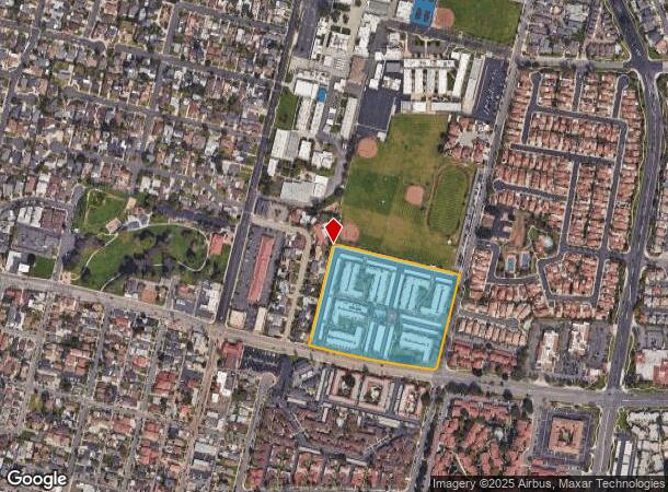  201 E Chapman Ave, Placentia, CA Parcel Map