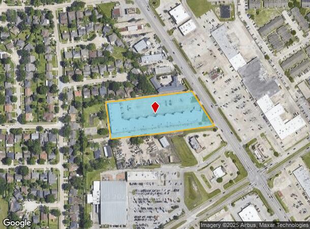  12121 Veterans Memorial Dr, Houston, TX Parcel Map