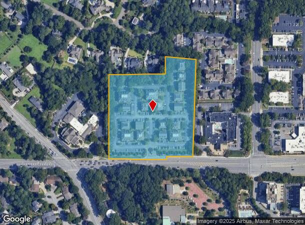 750 Hammond Dr, Atlanta, GA Parcel Map