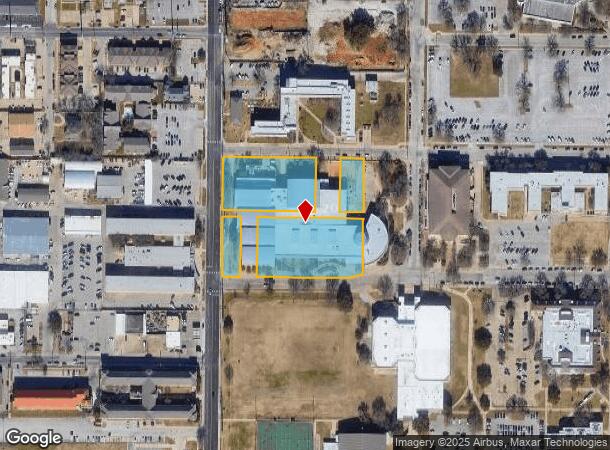  1916 W Chestnut St, Denton, TX Parcel Map