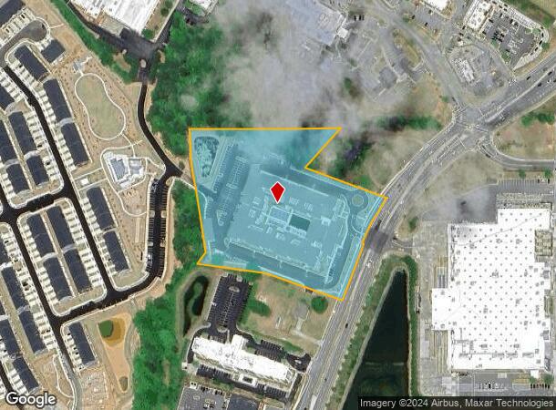  1024 S Main St, Holly Springs, NC Parcel Map