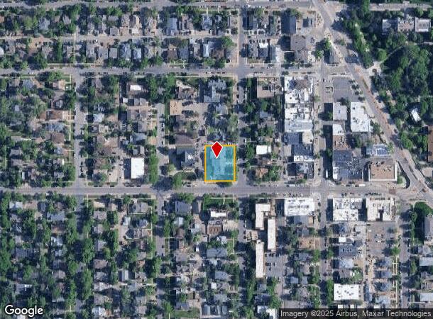  1107 12Th St, Boulder, CO Parcel Map