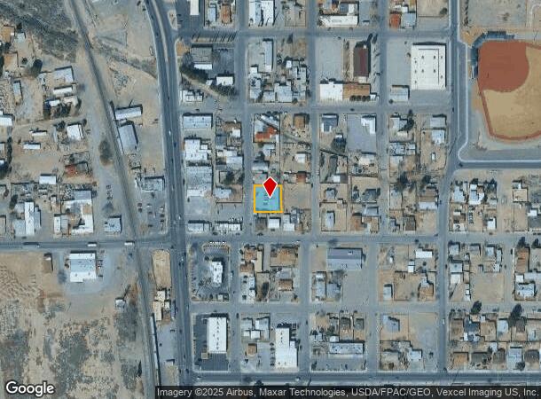 117 N First St, Anthony, TX Parcel Map