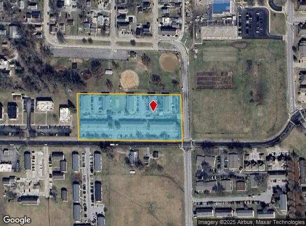637 E Oak St, Seymour, IN Parcel Map