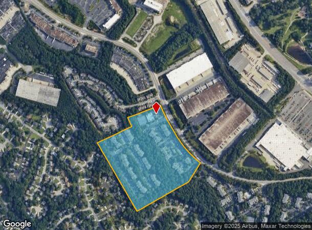 2620 N Berkeley Lake Rd Nw, Duluth, GA Parcel Map