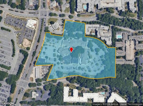  4505 Ashford Dunwoody Rd Ne, Atlanta, GA Parcel Map