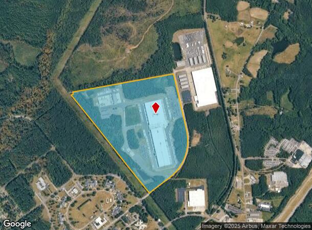  1703 E D St, Butner, NC Parcel Map