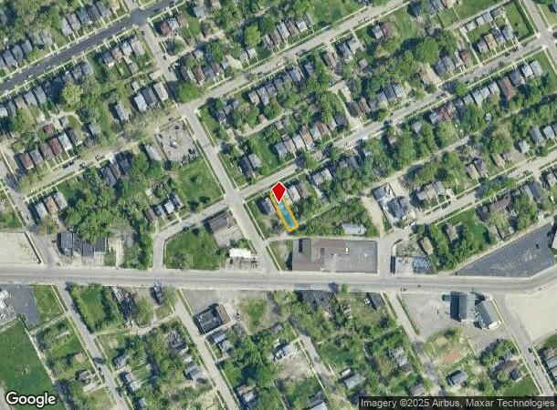  5393 Seebaldt St, Detroit, MI Parcel Map