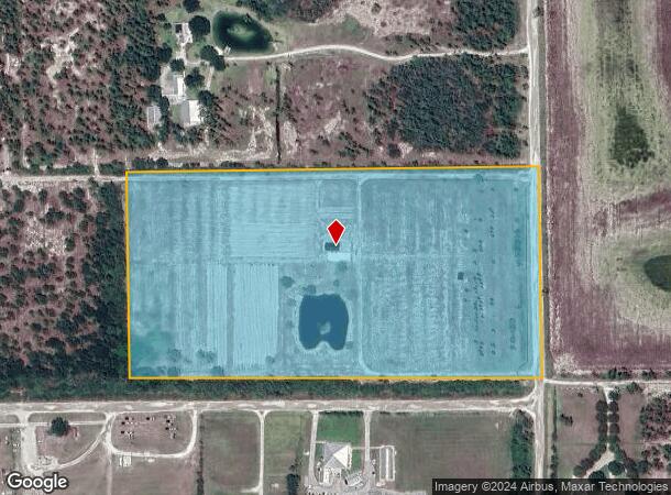  20940 Six Ls Farm Rd, Estero, FL Parcel Map