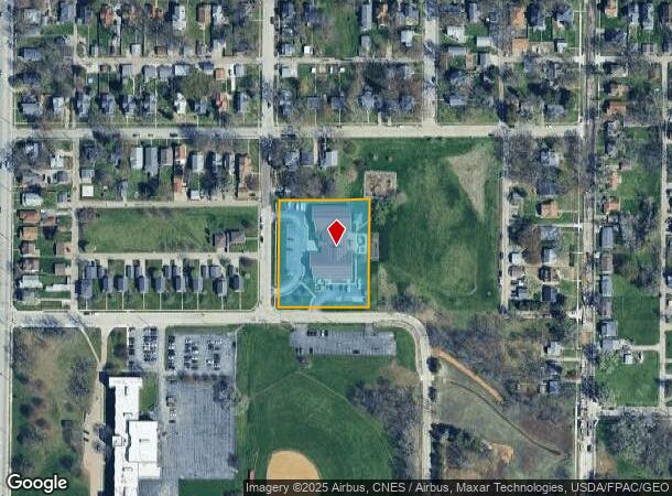 1221 N Myrtle St, Davenport, IA Parcel Map