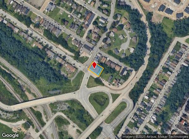 100 2Nd St, Braddock, PA Parcel Map