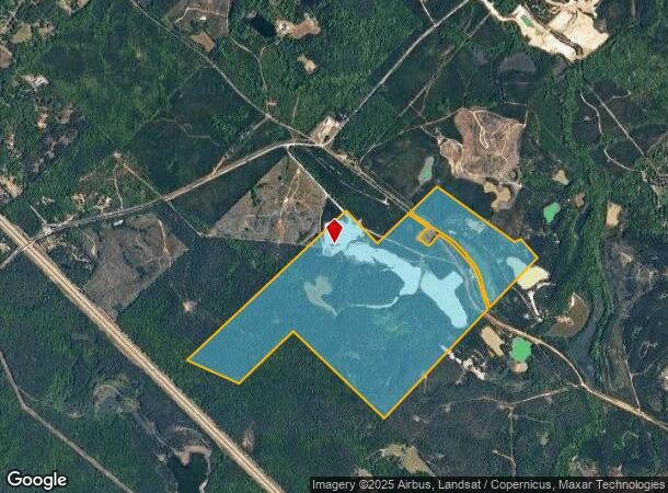  White Springs Church Rd, Dry Branch, GA Parcel Map