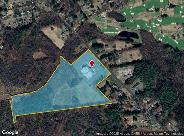  123 Allen St, Hampden, MA Parcel Map