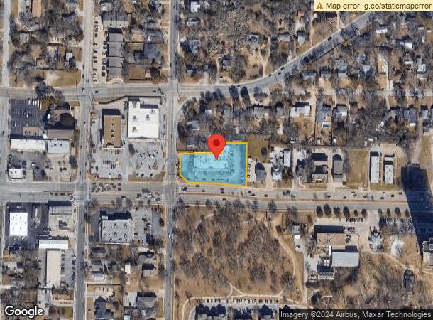  111 E University Dr, Denton, TX Parcel Map