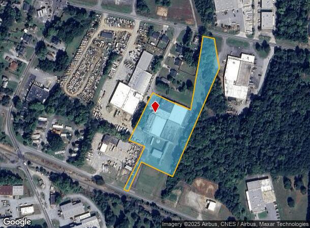 1105 Southerland St, Graham, NC Parcel Map