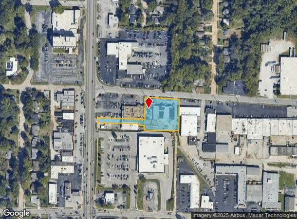 1840 E Meadowmere St, Springfield, MO Parcel Map