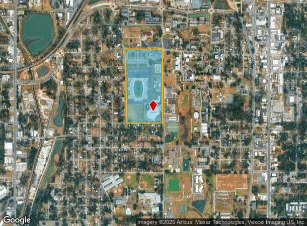 1601 Althea Gibson 1546 Way, Tallahassee, FL Parcel Map