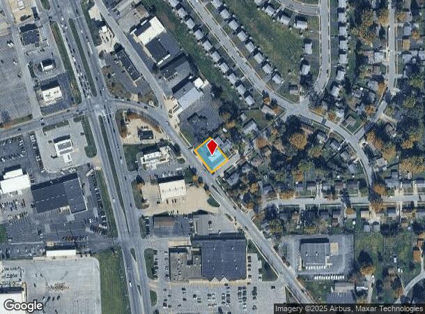 1507 N Main St, Franklin, IN Parcel Map