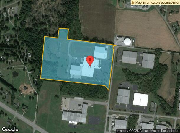  210 Evergreen Dr, Springfield, TN Parcel Map