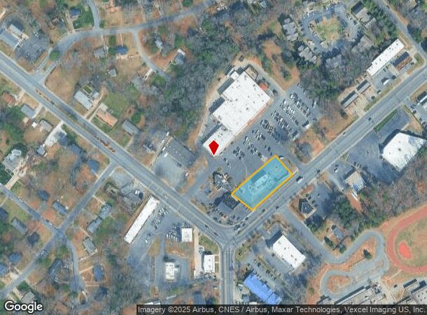  6107 The Plz, Charlotte, NC Parcel Map