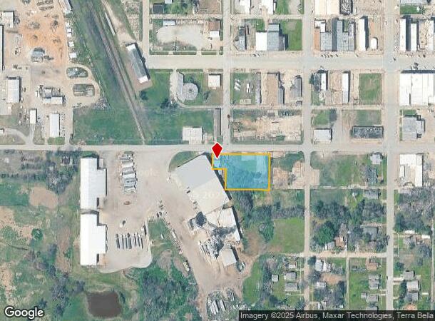301 W Cherry St, Cushing, OK Parcel Map