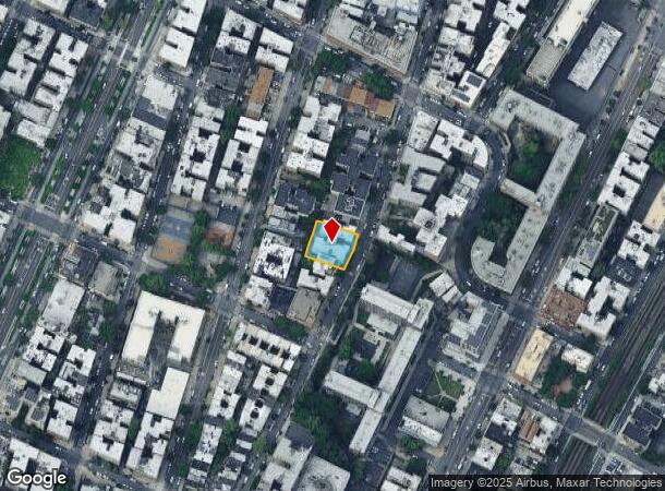  2321 Tiebout Ave, Bronx, NY Parcel Map