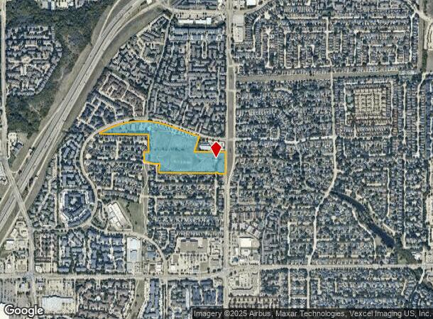  Timberglen Rd, Dallas, TX Parcel Map