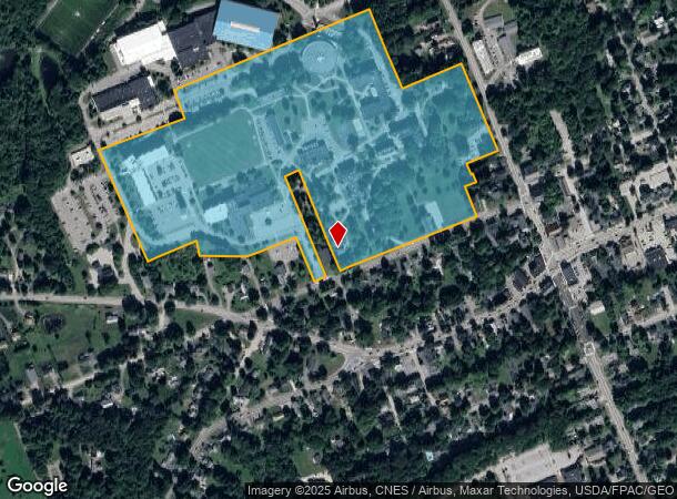37 College Ave, Gorham, ME Parcel Map